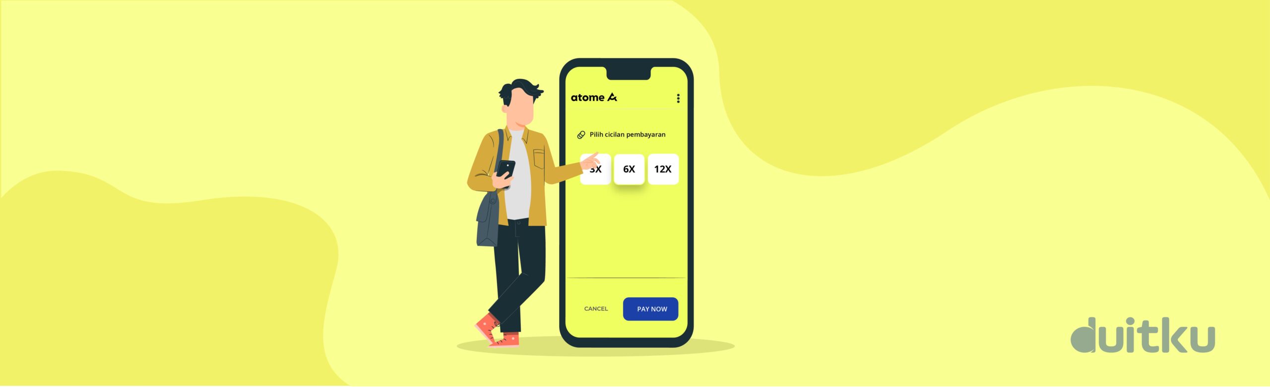 Payment Gateway Duitku Sudah Bisa Terima Bayar dengan Atome 3x Cicilan Cicilan 3x 12x scaled